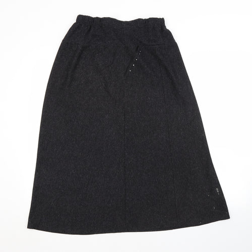 Preworn Womens Grey   A-Line Skirt