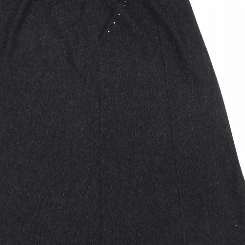 Preworn Womens Grey   A-Line Skirt