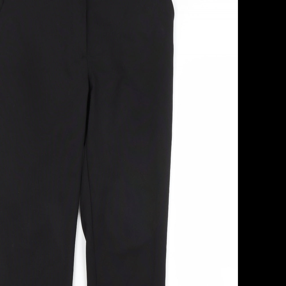 New Look Womens Black  Polyester Trousers  Size 10 L30 in Regular