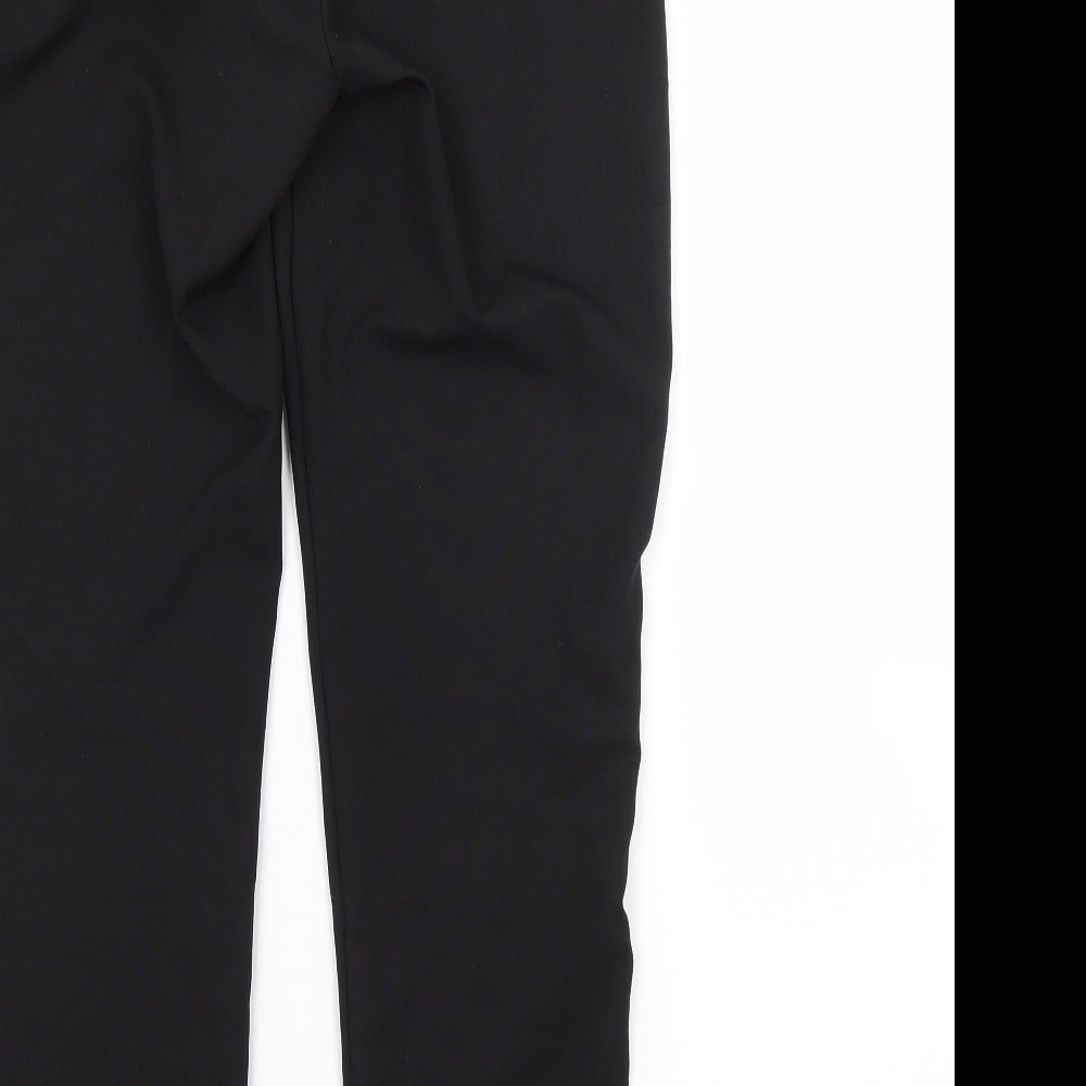 New Look Womens Black  Polyester Trousers  Size 10 L30 in Regular