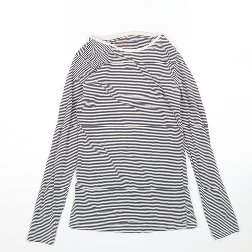 Primark Womens Multicoloured Striped  Basic T-Shirt Size 2XS Round Neck