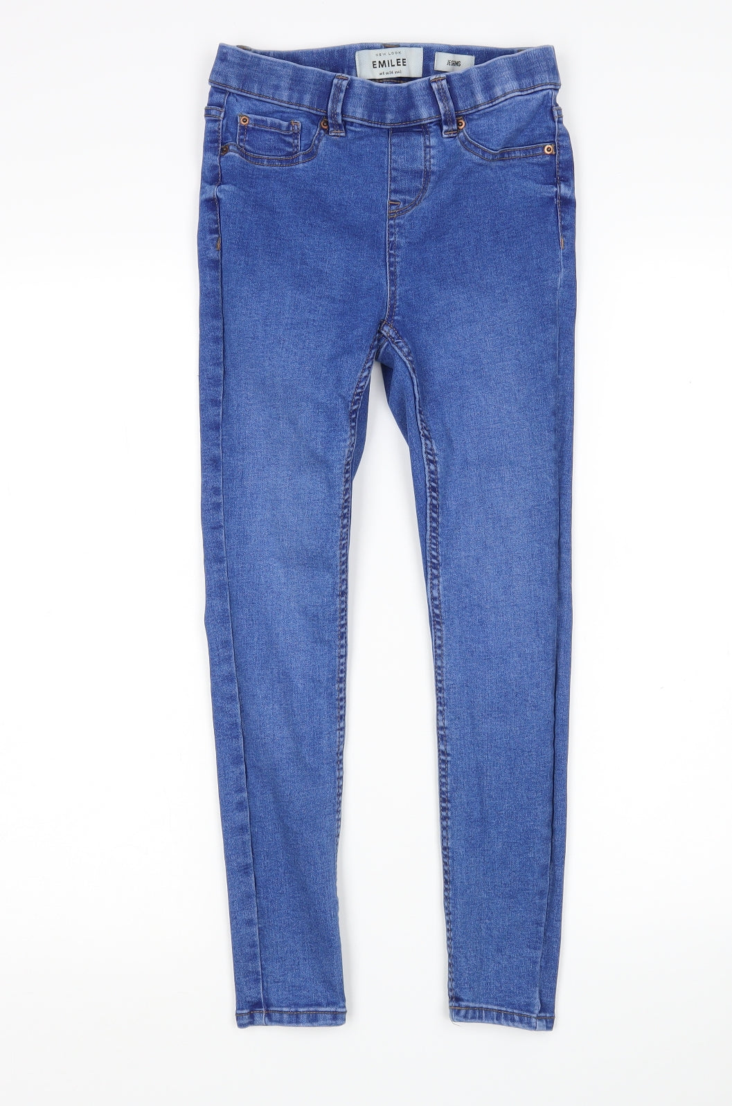 New Look Womens Blue  Cotton Jegging Jeans Size 6 L24 in Regular