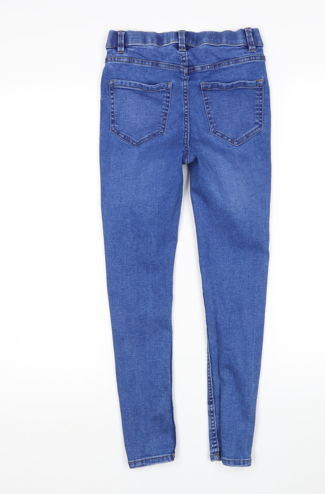 New Look Womens Blue  Cotton Jegging Jeans Size 6 L24 in Regular