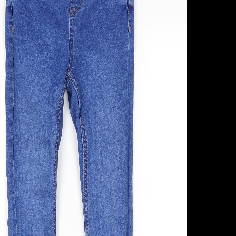 New Look Womens Blue  Cotton Jegging Jeans Size 6 L24 in Regular
