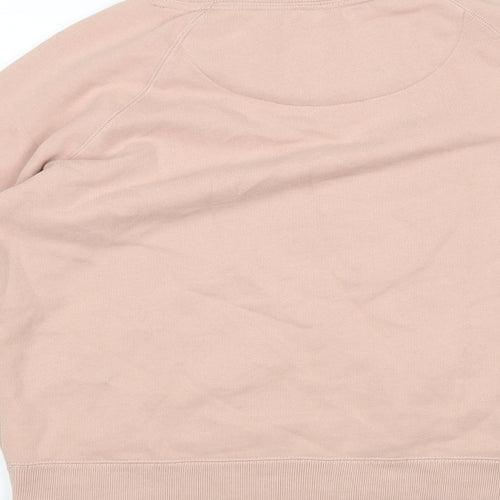 Jack Wills Womens Pink  Cotton Pullover Sweatshirt Size 6