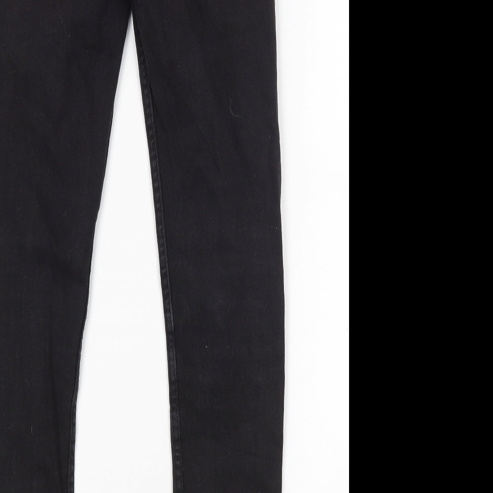 Denim Co Mens Black  Cotton Skinny Jeans Size 28 L32 in Regular