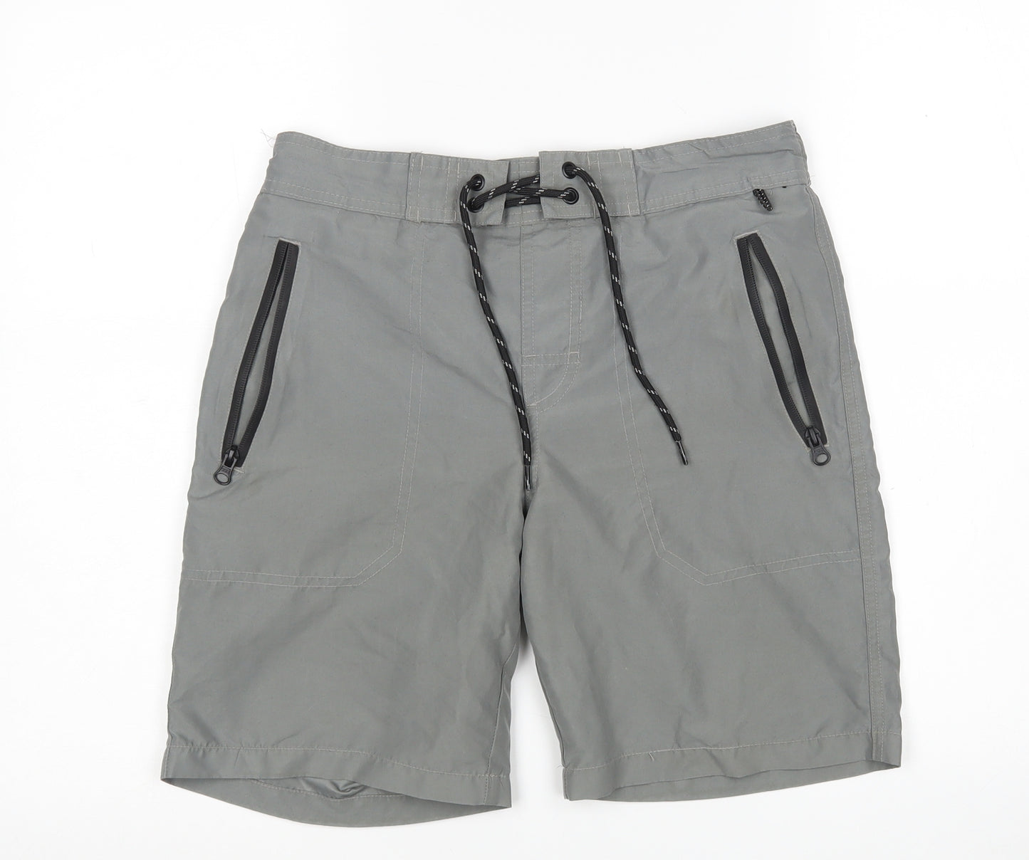 Primark Mens Green  Polyester Athletic Shorts Size XS L9 in Regular  - SWIM SHORTS