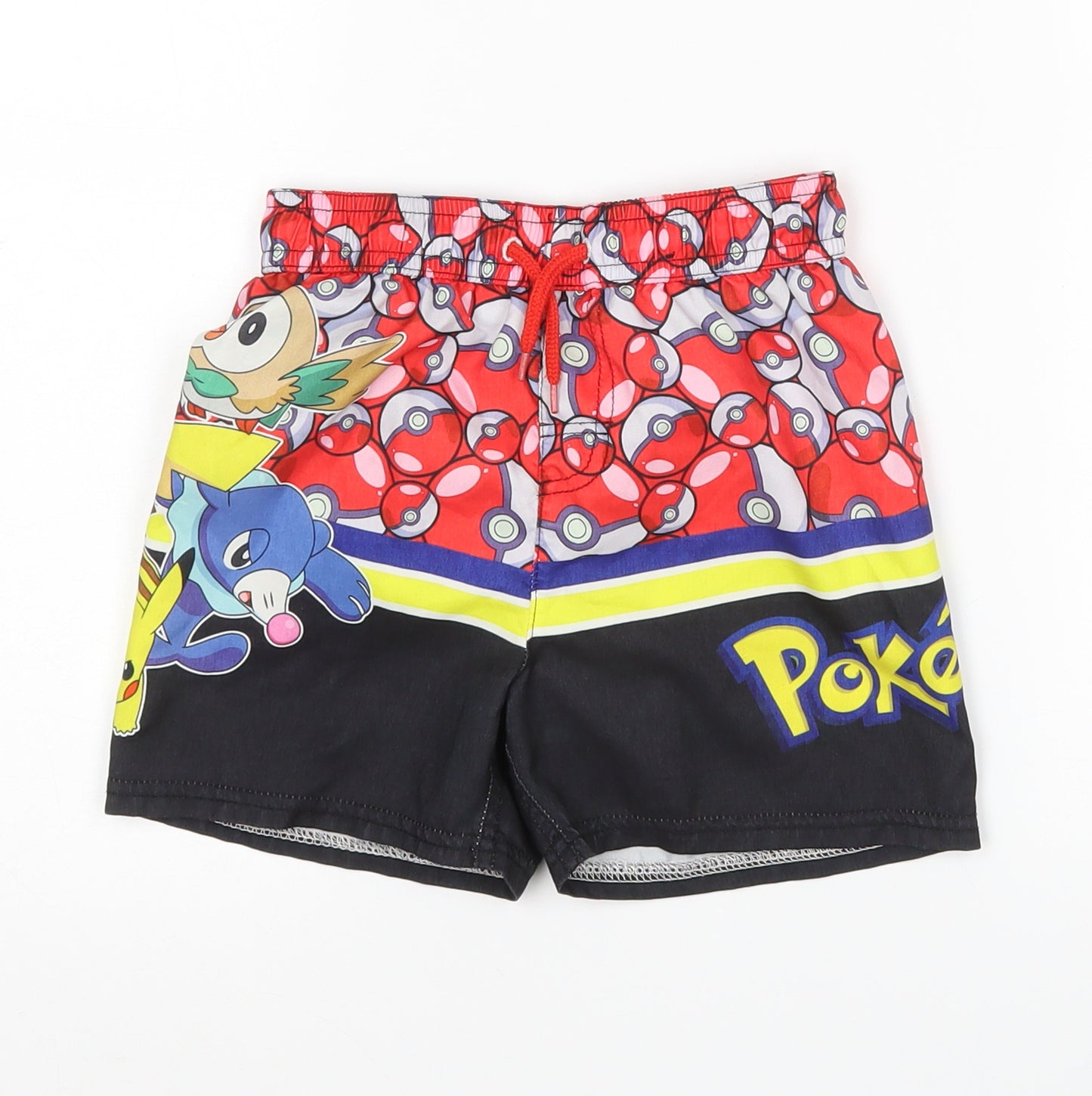 George Boys Multicoloured  Polyester Sweat Shorts Size 4-5 Years  Regular  - Pokemon