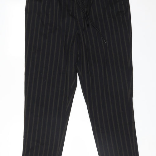 New Look Mens Multicoloured Striped Polyester Trousers  Size L L26 in Regular