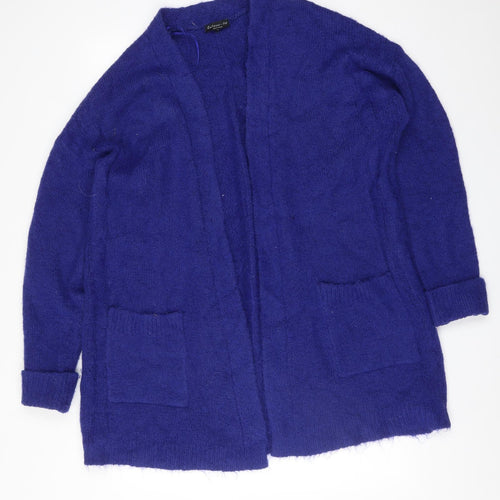 F&F Womens Blue   Acrylic Cardigan Jumper Size 18
