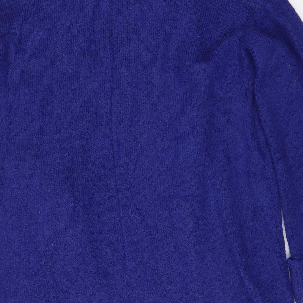 F&F Womens Blue   Acrylic Cardigan Jumper Size 18
