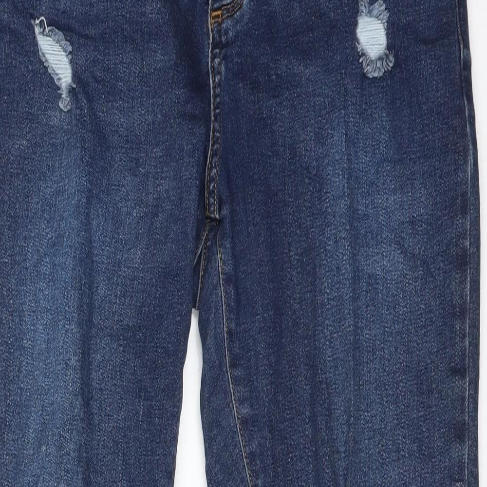 DENIM CO Womens Blue  Cotton Skinny Jeans Size 12 L25 in Regular