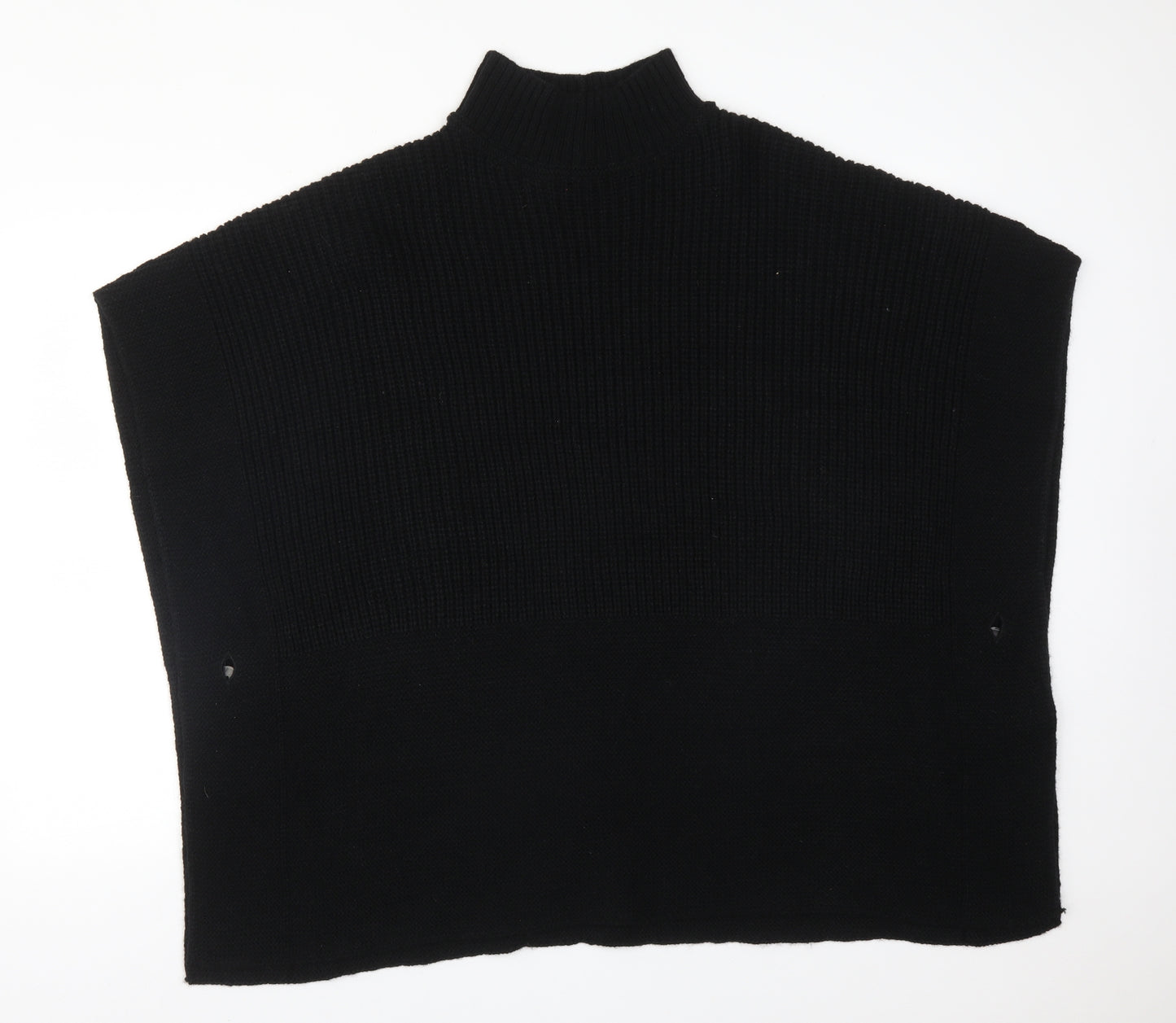 LOVE KNITWEAR Womens Black   Jacket Poncho Size M