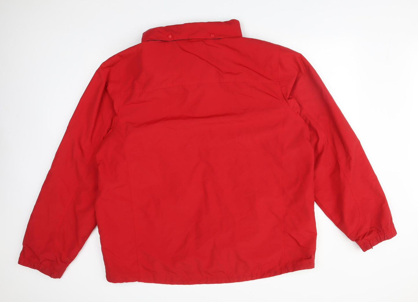 LANDS END Mens Red   Overcoat Coat Size XL