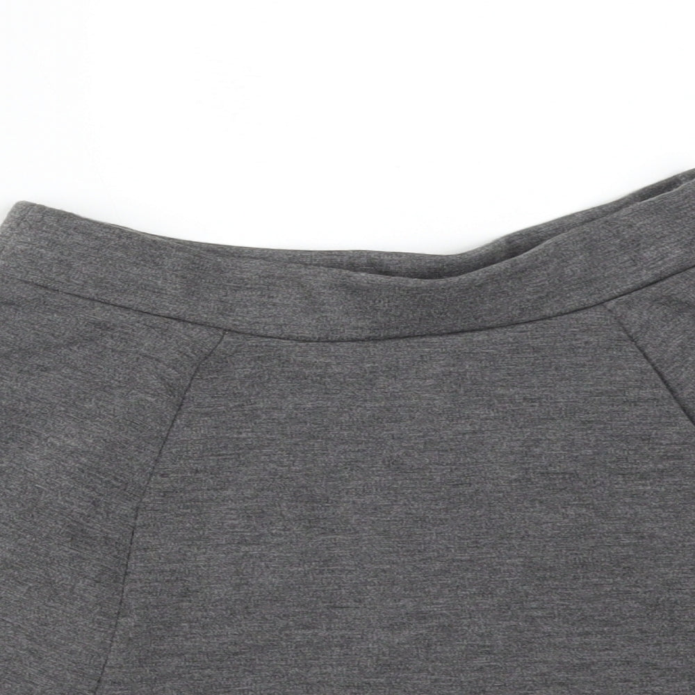 George Girls Grey  Polyester Skater Skirt Size 8-9 Years  Regular
