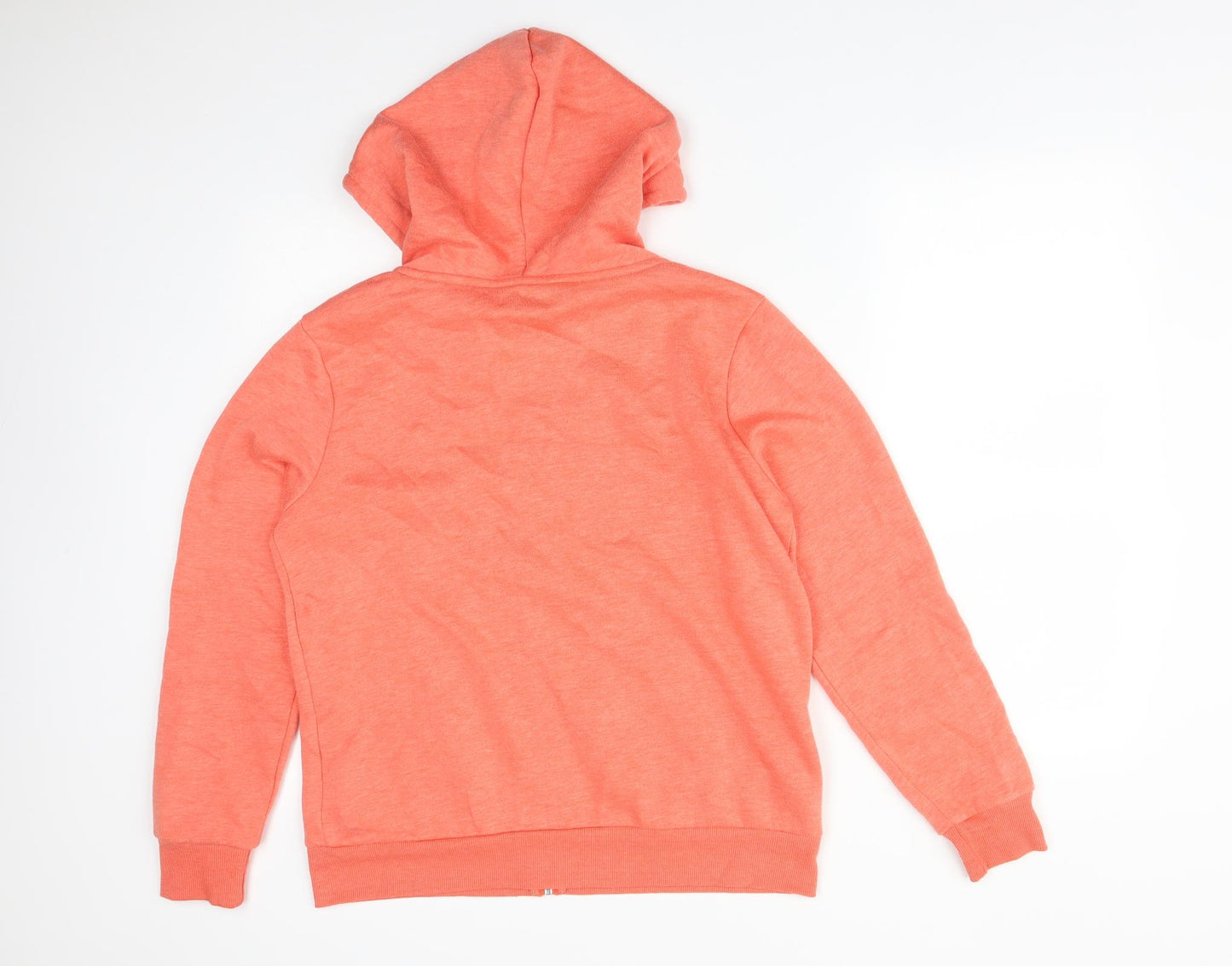 Papaya Womens Orange  Polyester Full Zip Hoodie Size M