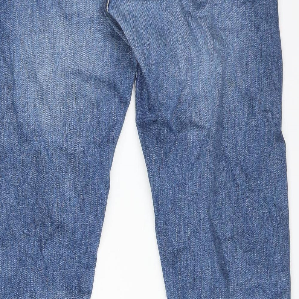 NEXT Mens Blue  Cotton Straight Jeans Size 30 L31 in Slim