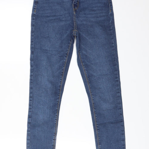 DENIM CO Womens Blue  Cotton Skinny Jeans Size 8 L24 in Regular