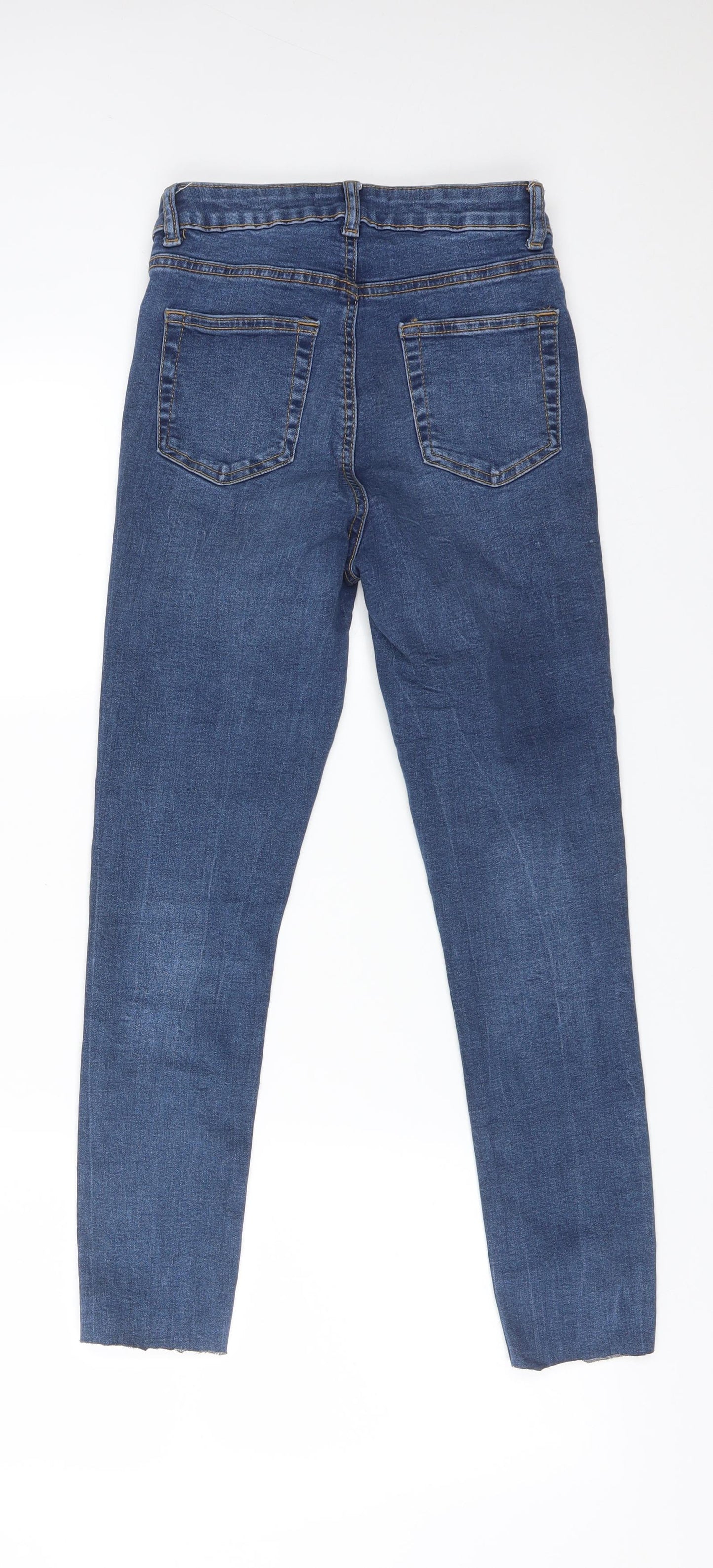 DENIM CO Womens Blue  Cotton Skinny Jeans Size 8 L24 in Regular