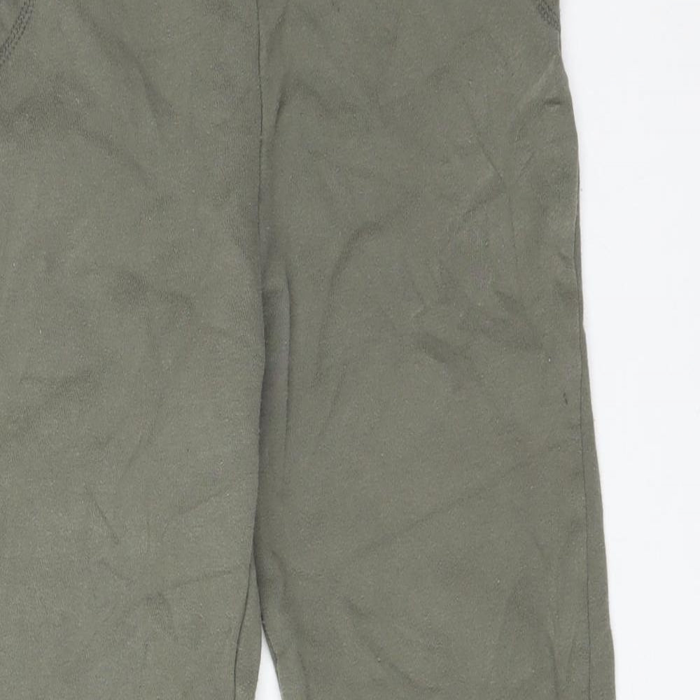 Primark Girls Green  Cotton Jogger Trousers Size 13-14 Years  Regular
