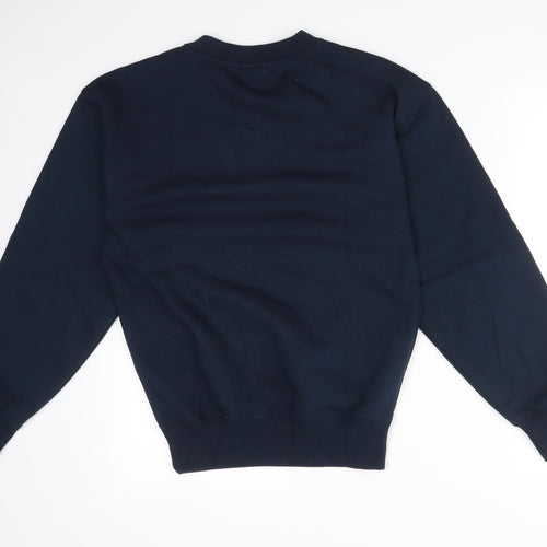 BARATEC Mens Blue  Polyester Pullover Sweatshirt Size XS