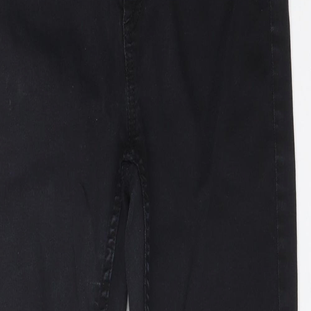 M&S Womens Black  Cotton Skinny Jeans Size 10 L27 in Regular