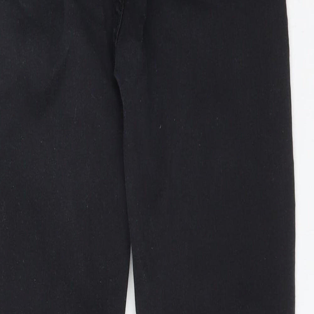M&S Womens Black  Cotton Skinny Jeans Size 10 L27 in Regular