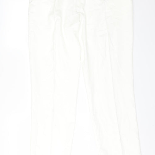 SLACKS Womens White   Dress Pants Trousers Size 32 L31 in Regular