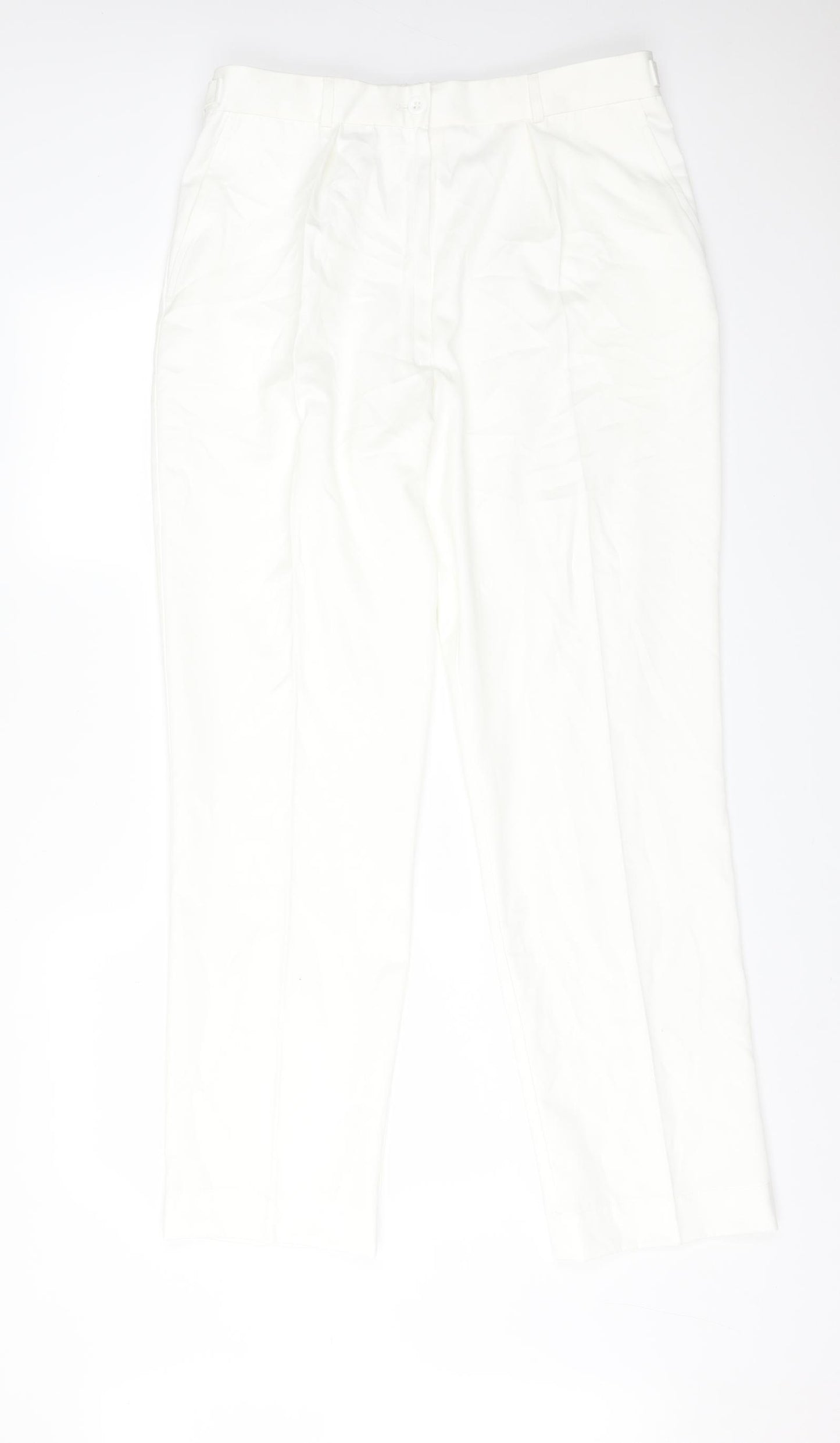 SLACKS Womens White   Dress Pants Trousers Size 32 L31 in Regular