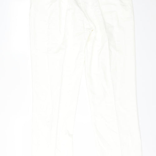 SLACKS Womens White   Dress Pants Trousers Size 32 L31 in Regular