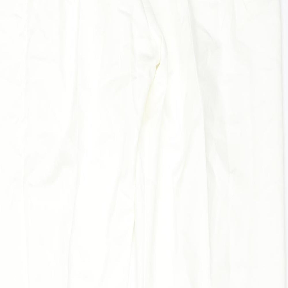 SLACKS Womens White   Dress Pants Trousers Size 32 L31 in Regular