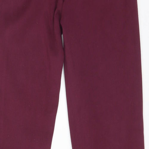 M&S Womens Purple  Viscose  Leggings Size 8 L27 in