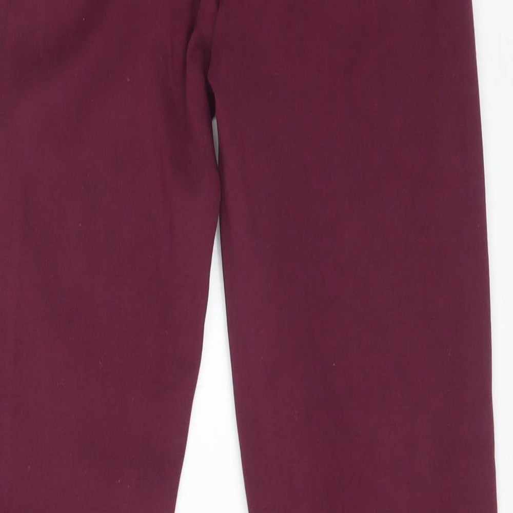 M&S Womens Purple  Viscose  Leggings Size 8 L27 in