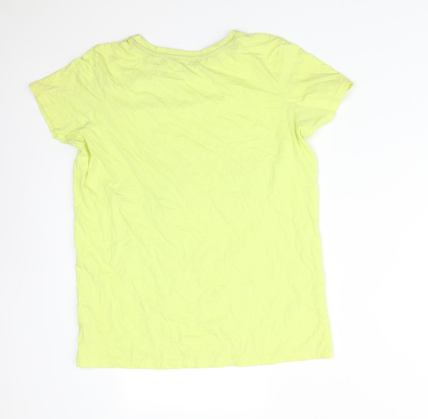 Primark Boys Yellow  Cotton Basic T-Shirt Size 13-14 Years Round Neck  - VENICE BEACH LIMITED CALIFORNIA WEST COAST