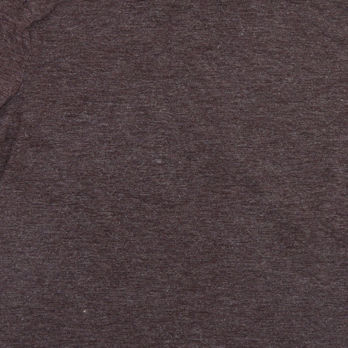NEXT Womens Grey  Polyester Basic T-Shirt Size 18 Roll Neck