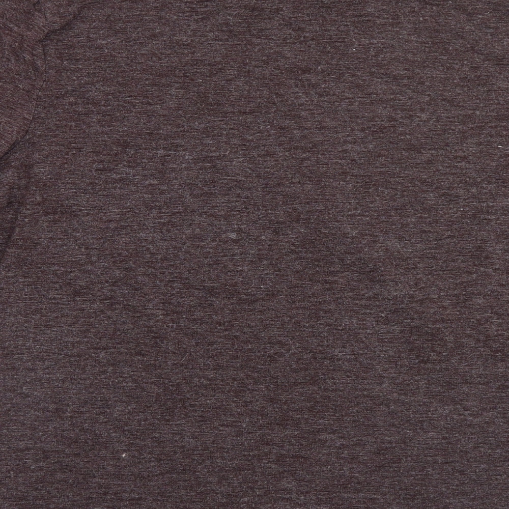 NEXT Womens Grey  Polyester Basic T-Shirt Size 18 Roll Neck