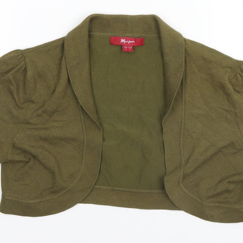 Monsoon Womens Brown Round Neck   Cardigan Jumper Size 12