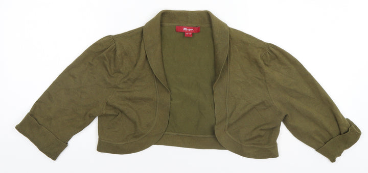 Monsoon Womens Brown Round Neck   Cardigan Jumper Size 12