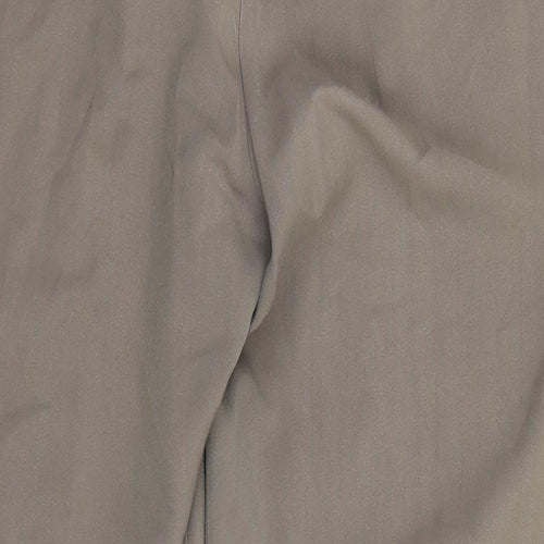 Bonmarché Womens Beige  Polyester Trousers  Size 12 L26 in Regular