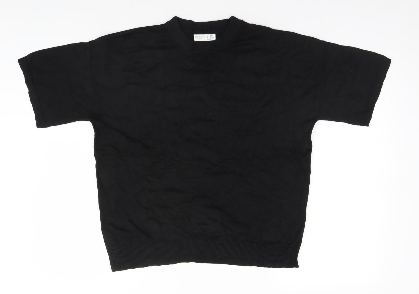 Primark Womens Black Round Neck   Pullover Jumper Size 10