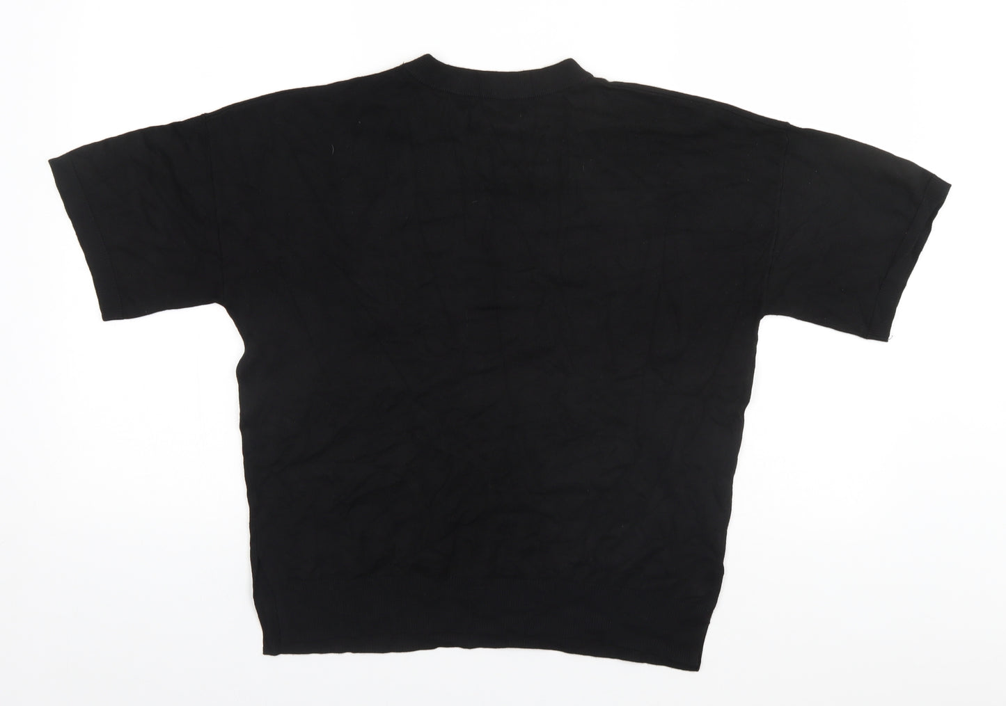Primark Womens Black Round Neck   Pullover Jumper Size 10
