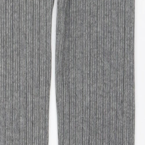 ASOS Womens Grey  Acrylic Trousers  Size 10 L26 in Regular
