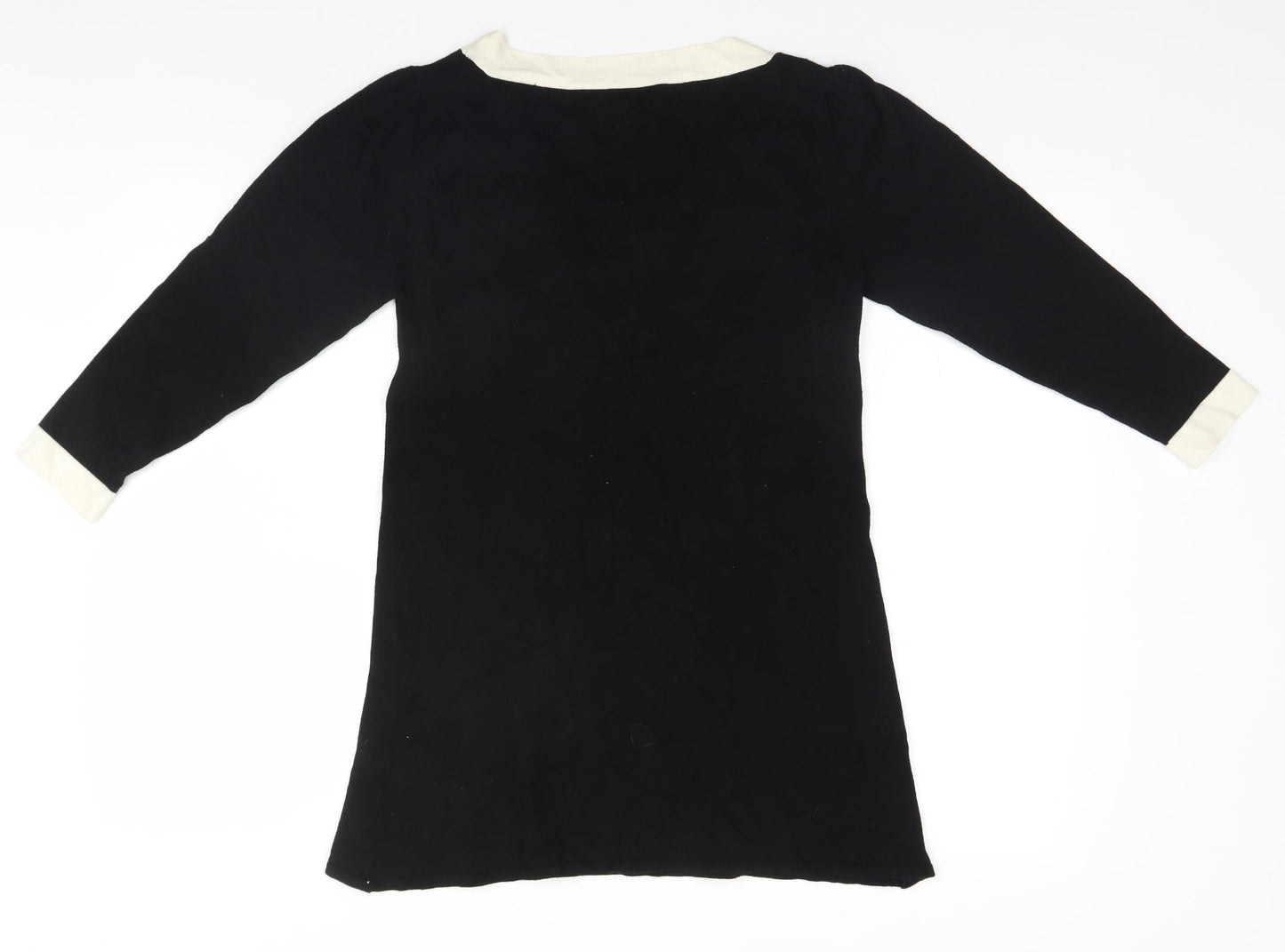 F&F Womens Black  Viscose A-Line  Size 10 Round Neck