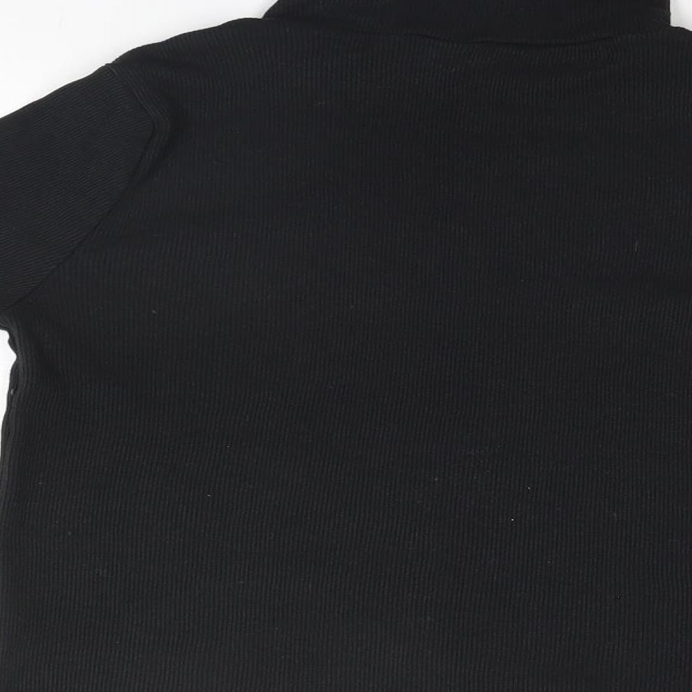 New Look Womens Black Roll Neck   Pullover Jumper Size 14