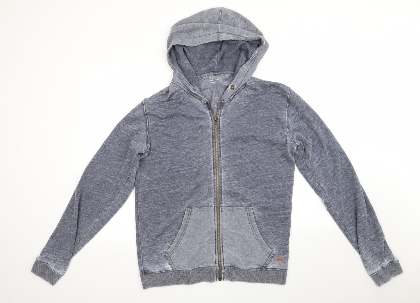 Red Soul Mens Grey  Cotton Full Zip Hoodie Size XL   - Grey Mix