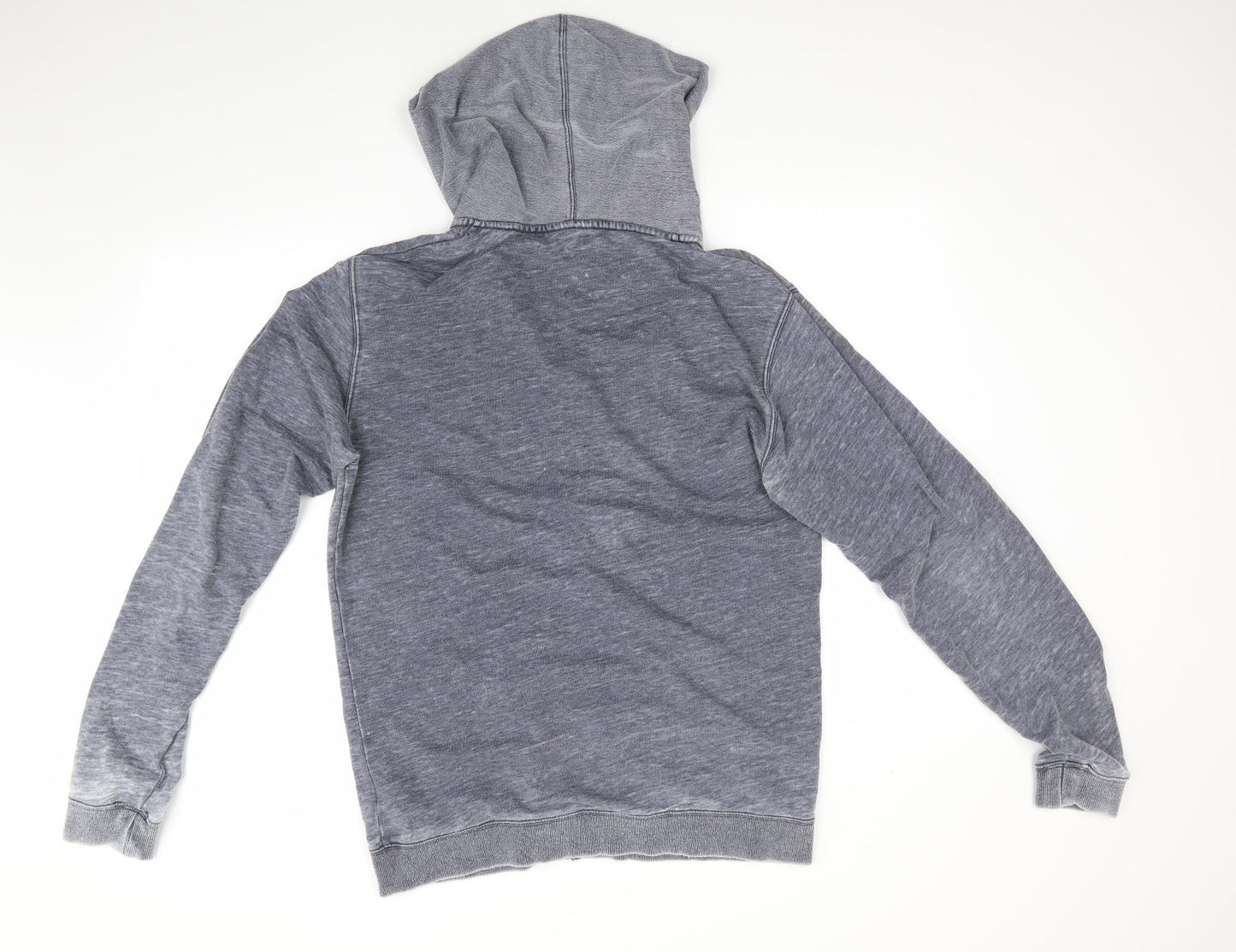 Red Soul Mens Grey  Cotton Full Zip Hoodie Size XL   - Grey Mix