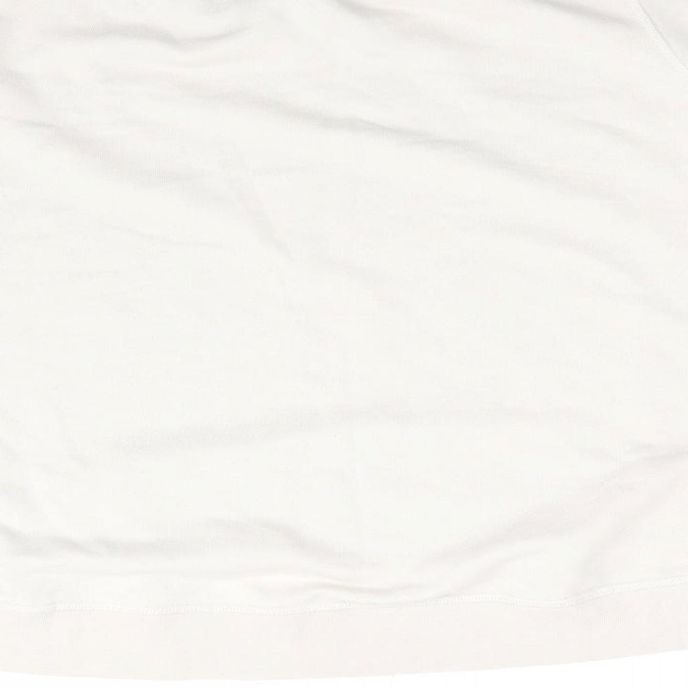 River Island Womens Ivory  Polyester Pullover Sweatshirt Size M
