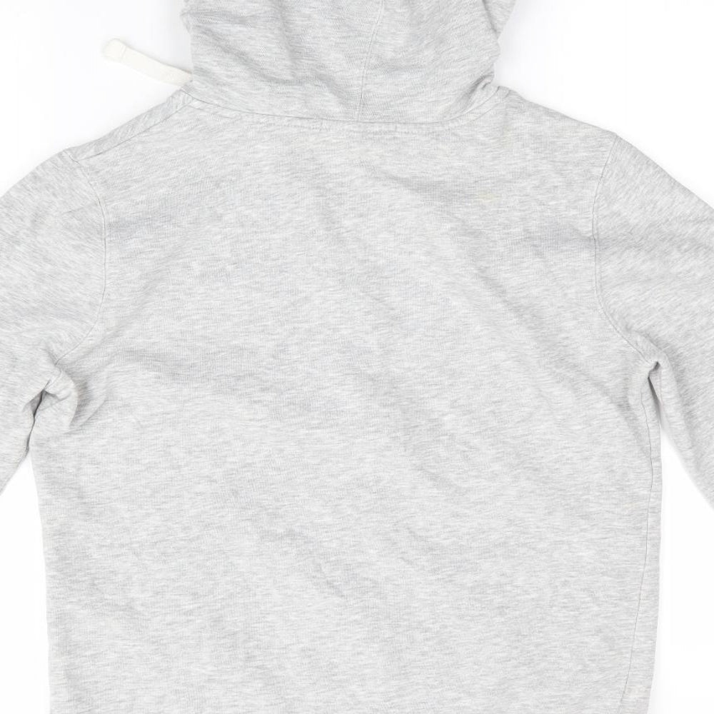 George Womens Grey  Cotton Full Zip Hoodie Size 8