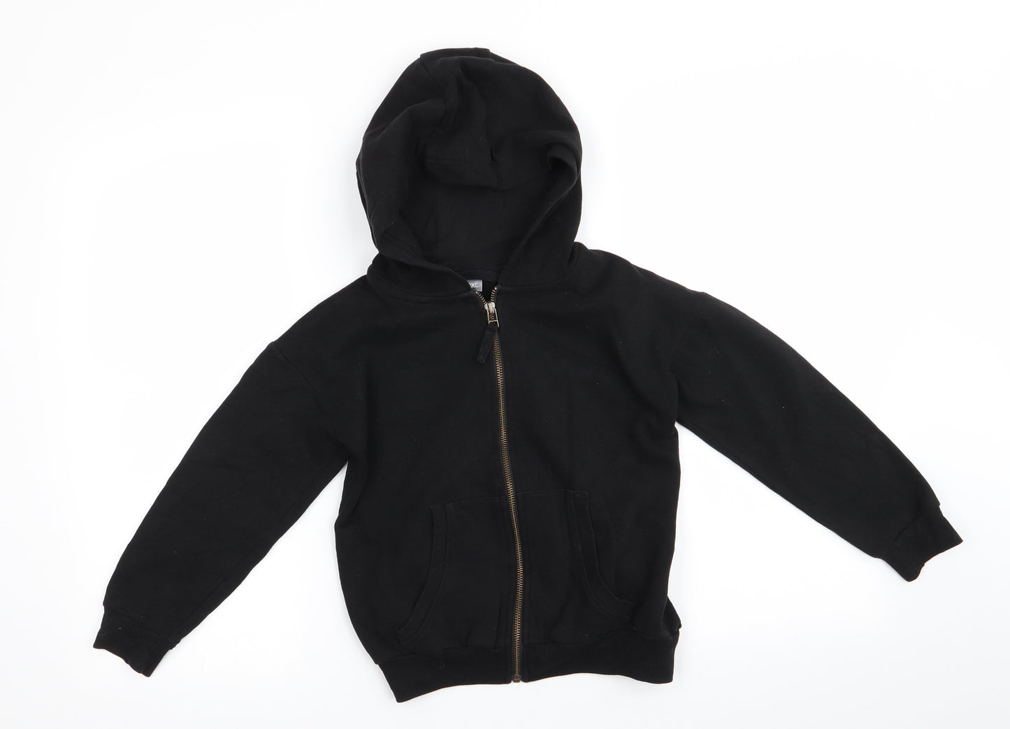 NEXT Boys Black  Cotton Full Zip Hoodie Size 8 Years
