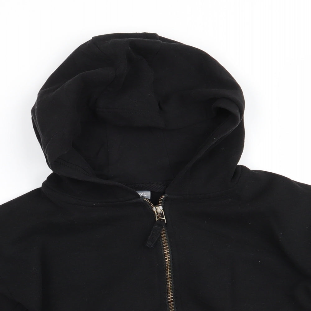 NEXT Boys Black  Cotton Full Zip Hoodie Size 8 Years